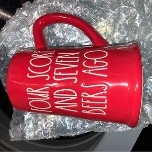 Red Mug with Fun Quote